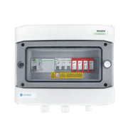 EMITER EM-749_AC Tableau de distribution AC, IP65, SPD AC Dehn type 2, disjoncteur 40A 3-F, RCD type A 63A/300mA