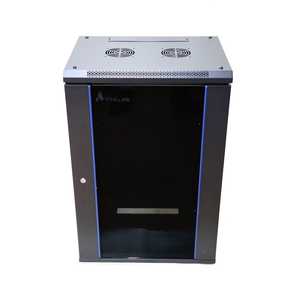 Extralink EX.14367 étagere 18U Rack monté sur le mur Noir