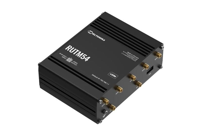 TELTONIKA NETWORKS RUTM54 DUAL SIM 5G/LTE WiFi TELIT router eSIM version