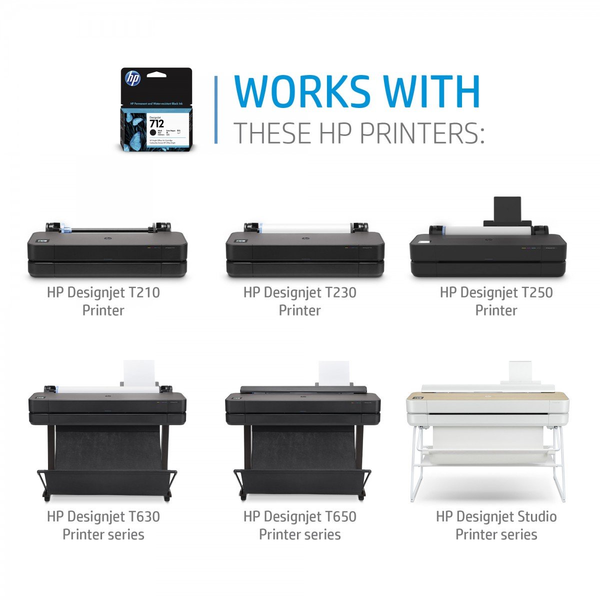 HP 712 3-Pack 29-ml Yellow DesignJet Ink Cartridge