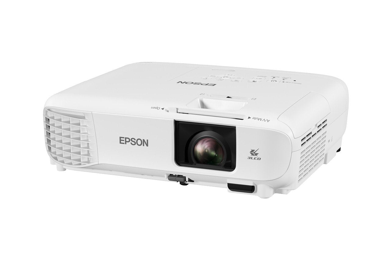 EPSON EB-W49 Projecteur 3LCD, WXGA , 3800 lm, 16 000 : 1, 1,30 – 1,56:1, VGA x2, HDMI x2 , RJ45, Wifi avec ELPAP11