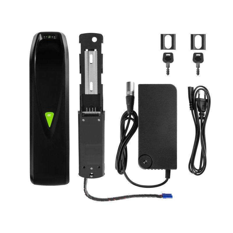 Green Cell EBIKEGCF03 Batterie pour vélo électrique 48V 14.5Ah Li-Ion avec Chargeur PowerMove