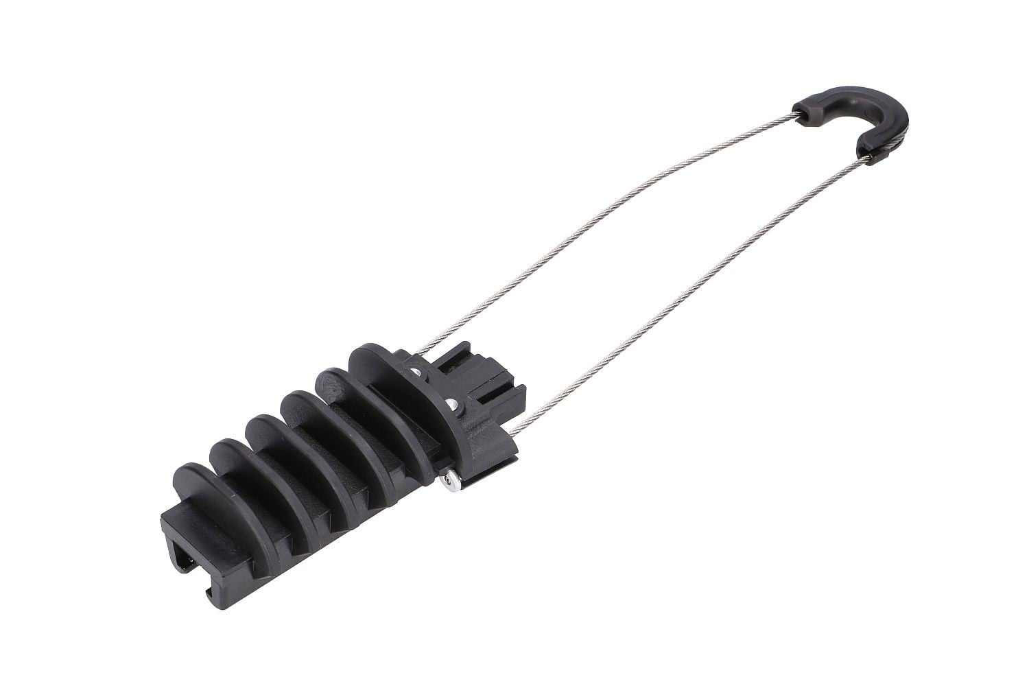 Extralink ANCHORING CLAMP PA6-9 range-câbles et serre-câbles Noir, Acier