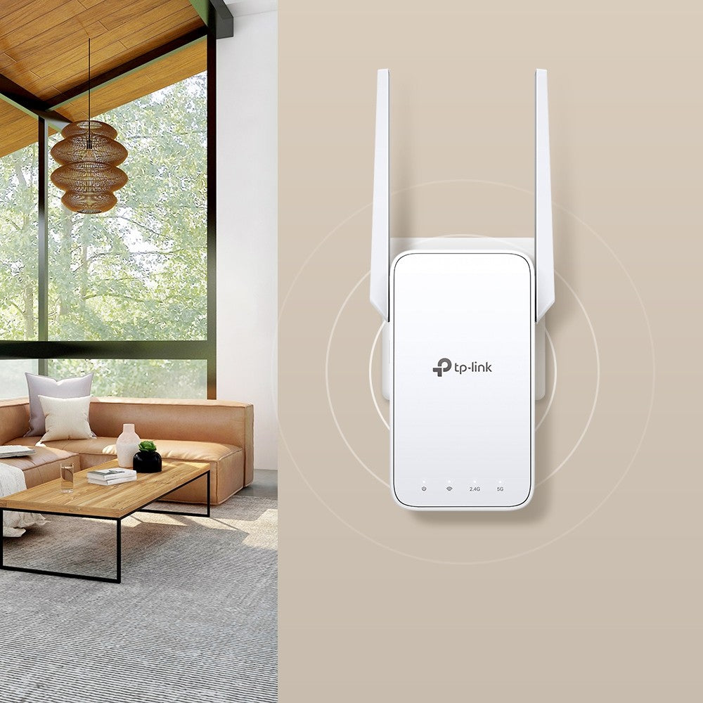 TP-Link AC1200 Wi-Fi Répéteur réseau Blanc 10, 100 Mbit/s
