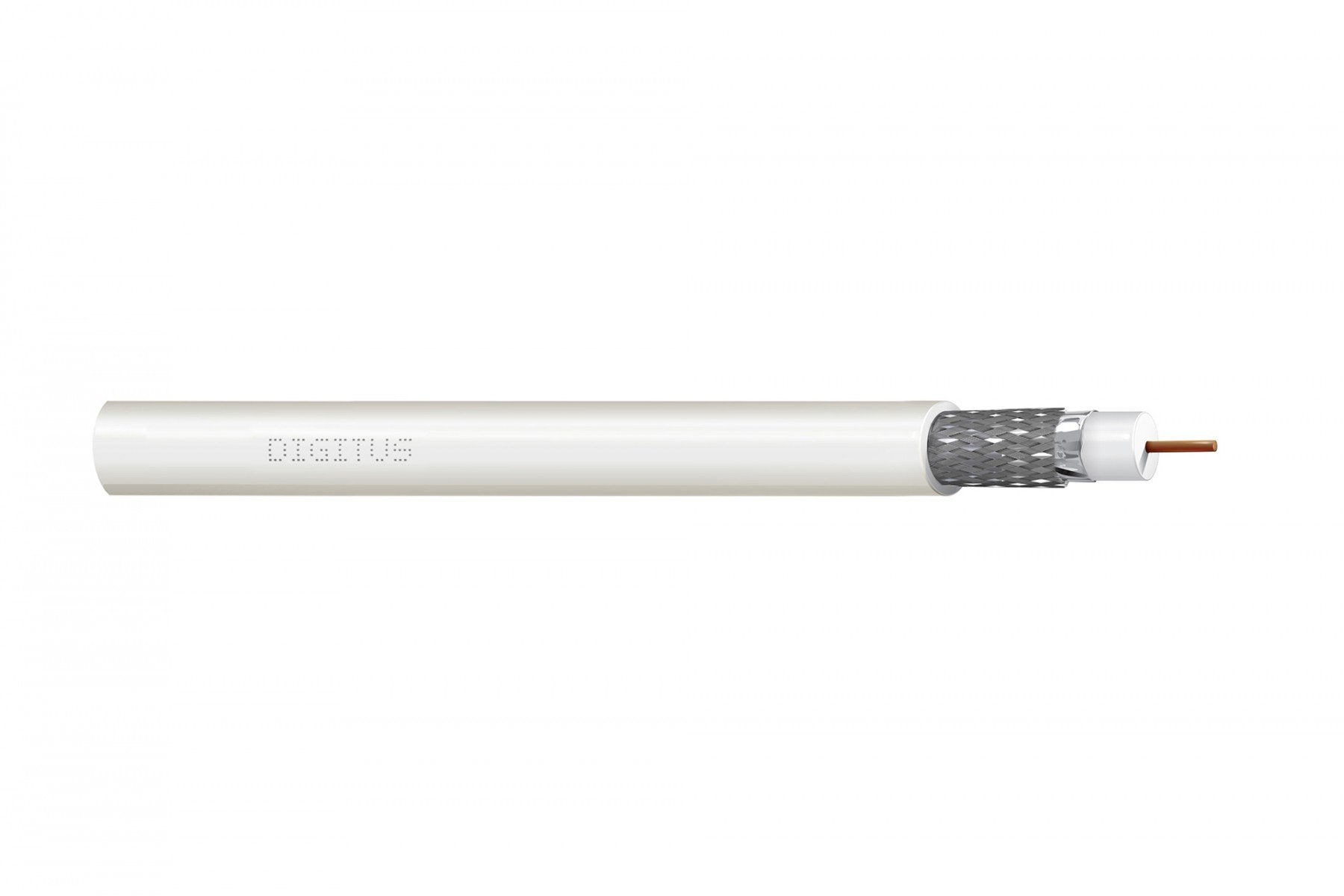 Digitus DK-RG6-5 câble coaxial RG-6 500 m Non Blanc