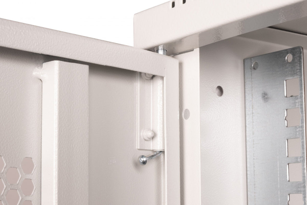 "Armoire réseau murale 19"" 7U, SOHO PRO 370 x 540 x 400 mm, porte perforée, gris, non assemblée, 60 kg"