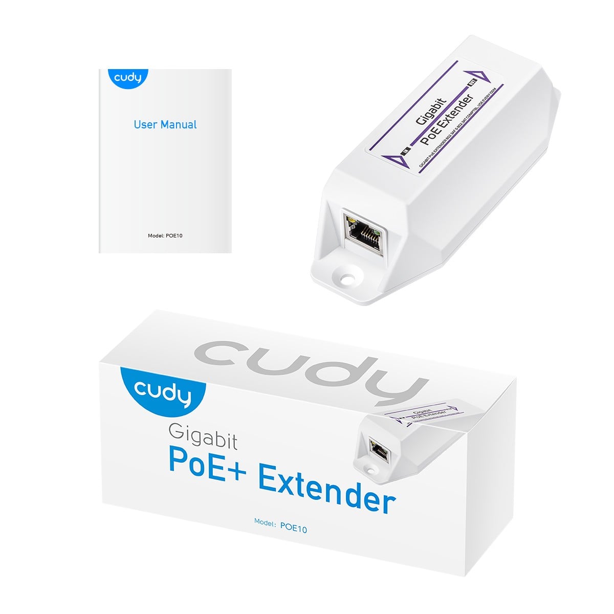 Cudy POE10 adaptateur et injecteur PoE Gigabit Ethernet
