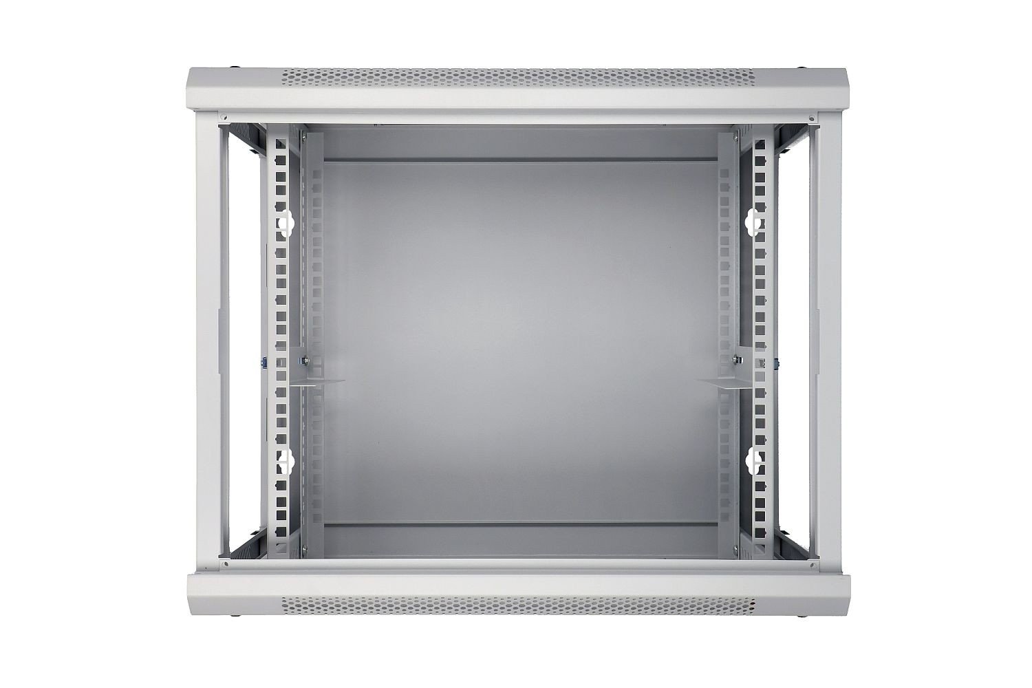 Extralink Cabinet rack EX.8574 400mm 600mm 450 mm hanging Openable 19'' 9U Rack monté sur le mur Gris