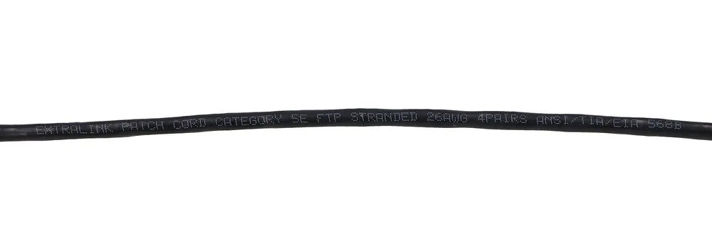 Extralink EX.7614 câble de réseau Noir Cat5e F/UTP (FTP)
