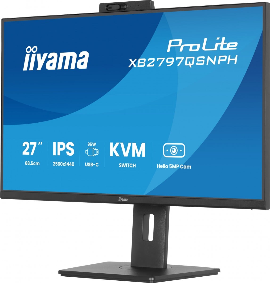 27""W LCD Business QHD IPS USB-C Doc