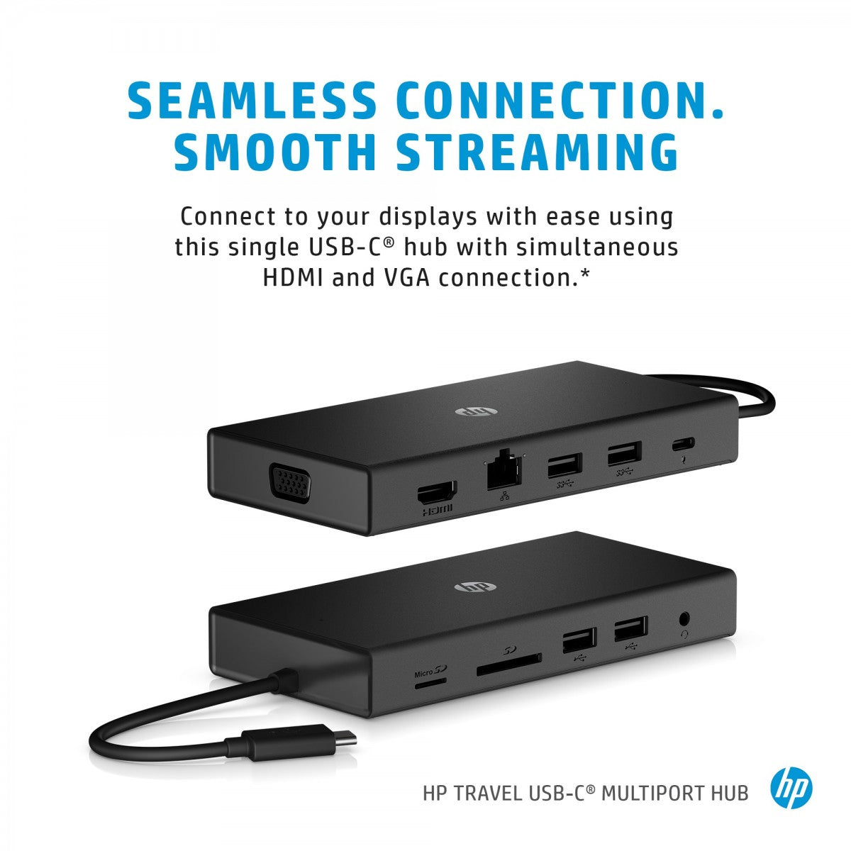 HP Travel USB C Multi Port Hub