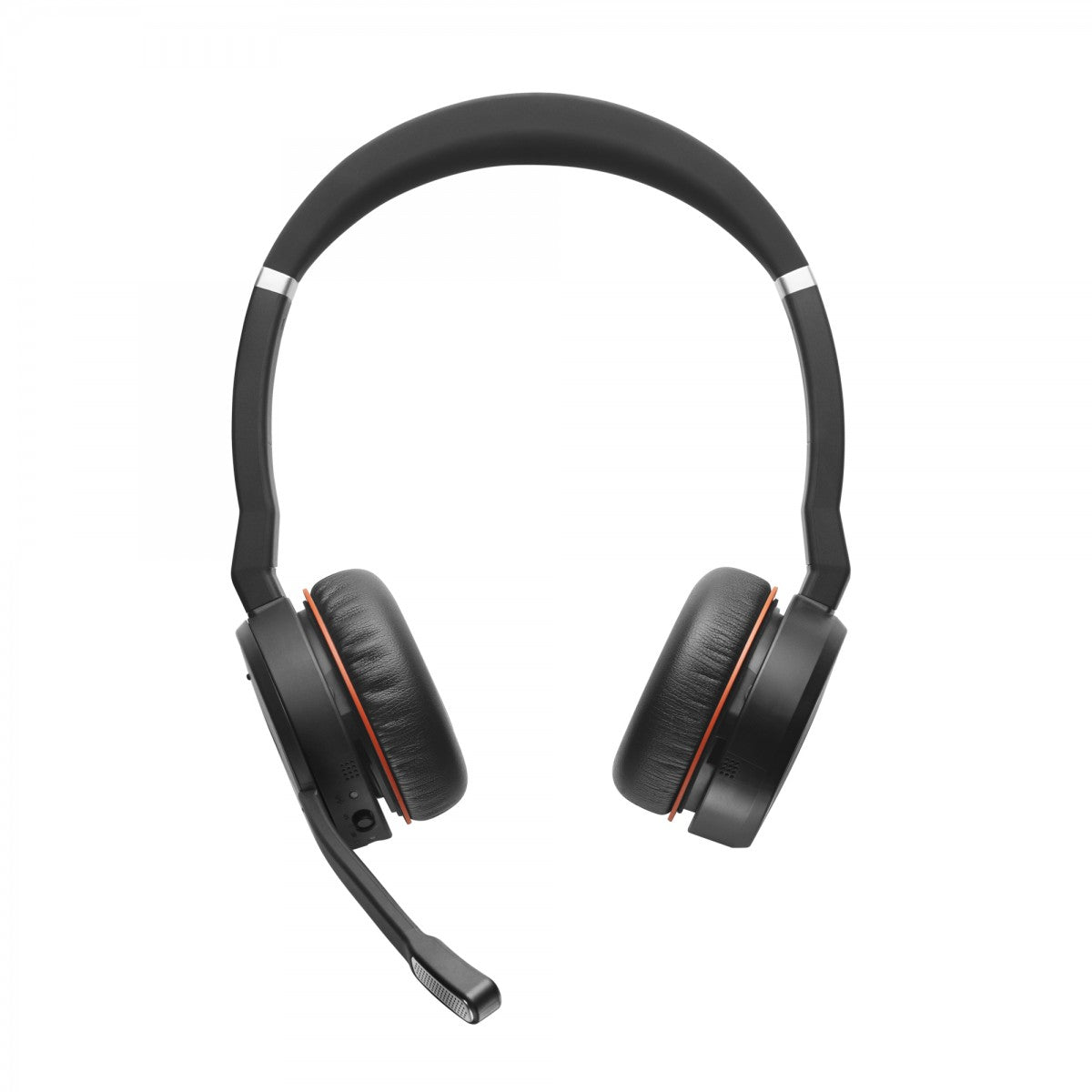 Jabra Evolve 75 MS Stereo Casque Arceau Bluetooth Noir, Rouge