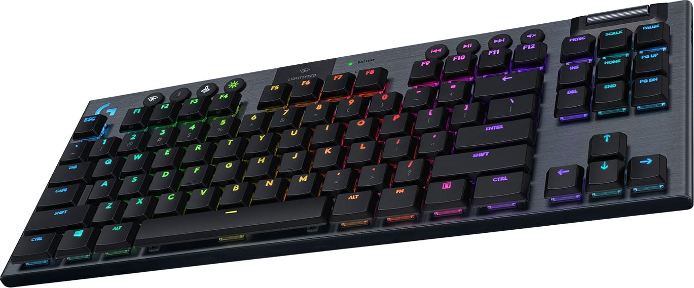 Logitech G 920-009496 clavier Gaming RF sans fil + Bluetooth QWERTZ Allemand Charbon