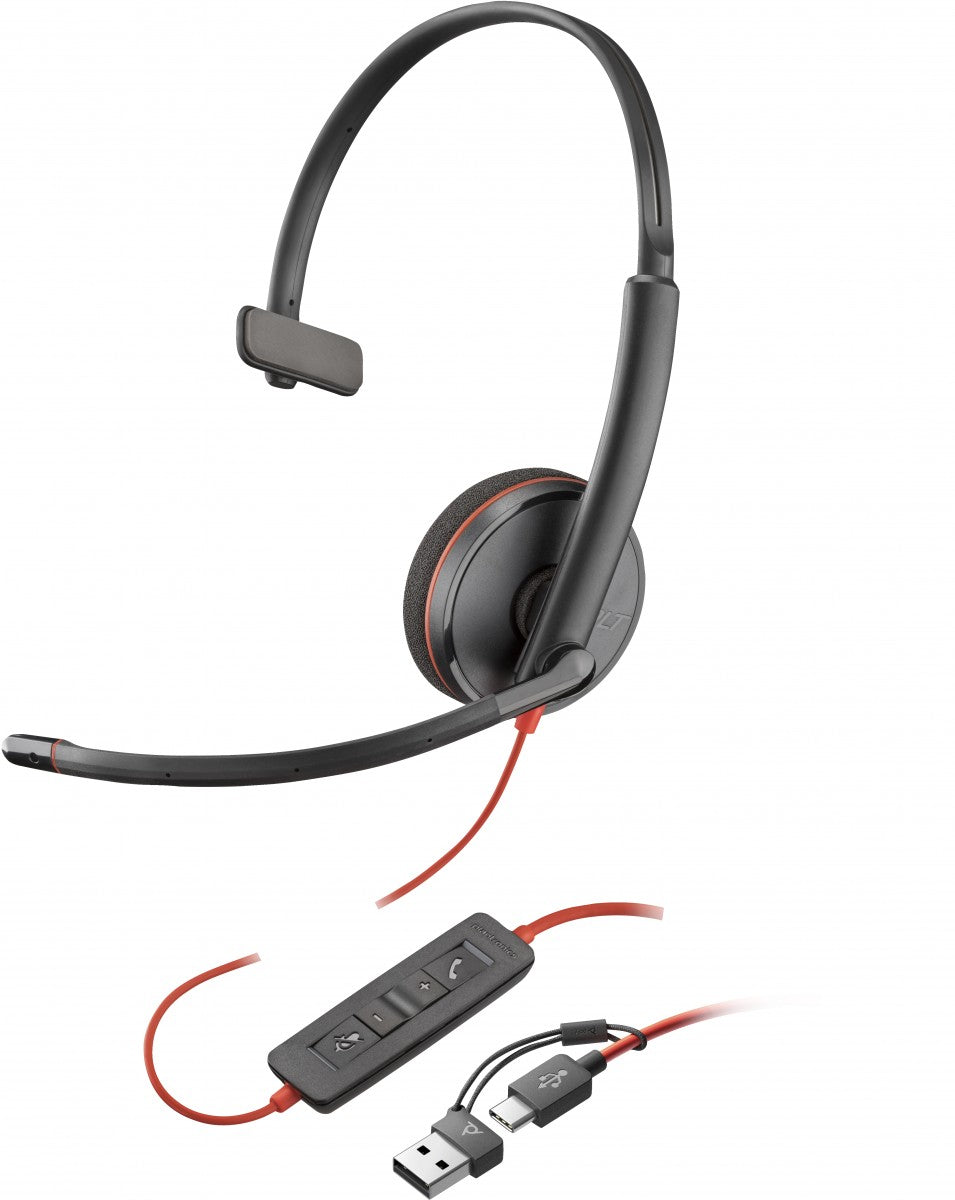Poly BW 3210 USB-C HS+USB-C/A Bulk