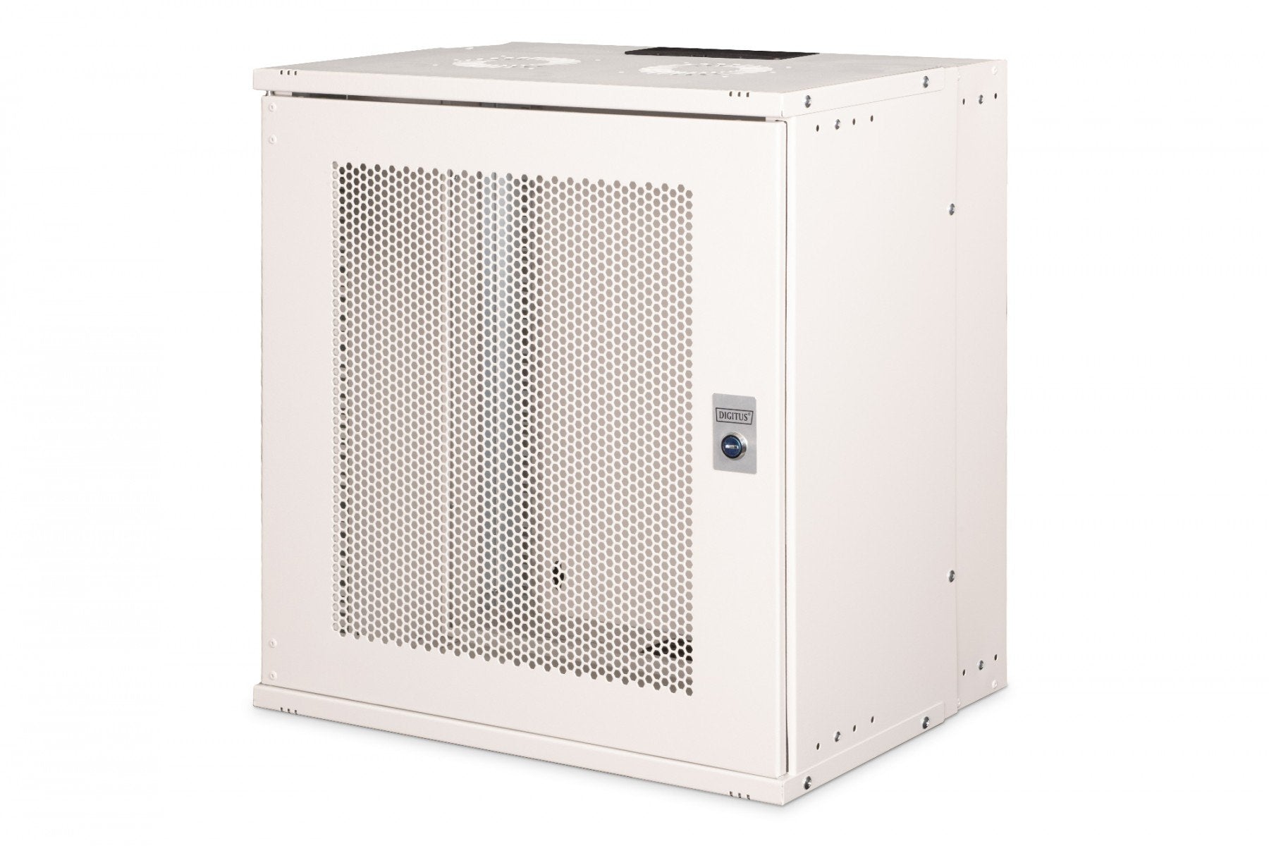 "Armoire réseau murale 19"" 12U, SOHO PRO 595 x 540 x 400 mm, porte perforée, grise, non assemblée, 60 kg"