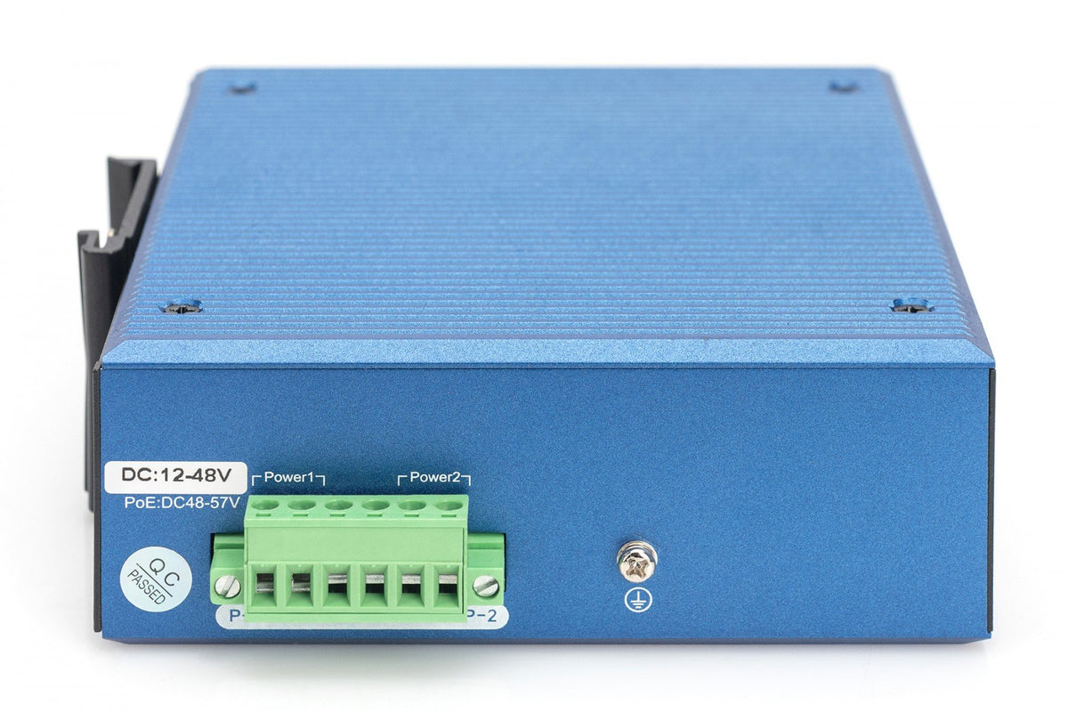 Digitus DN-651157 commutateur réseau Géré Gigabit Ethernet (10/100/1000) Noir, Bleu