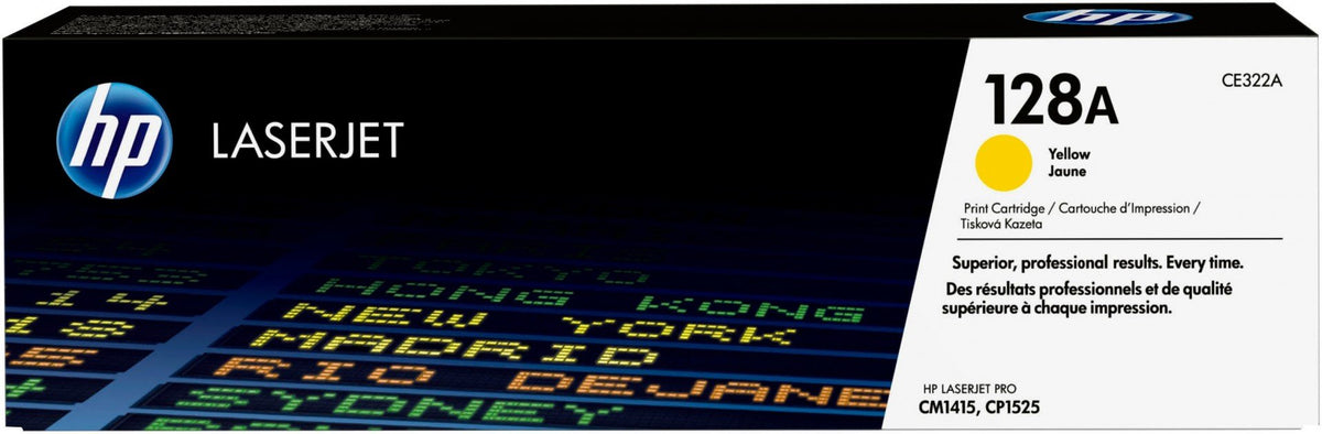 HP 128A original LaserJet Toner cartridge CE322A yellow standard capacity 1.300 pages 1-pack