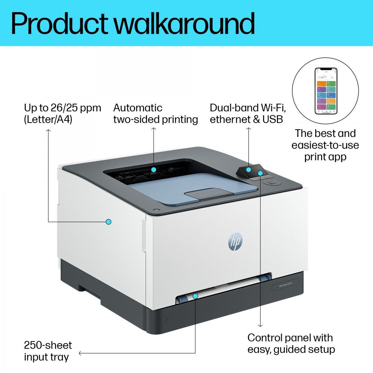 HP Color LaserJet Pro 3202dw Printer 600 x 600 DPI A4 Wifi