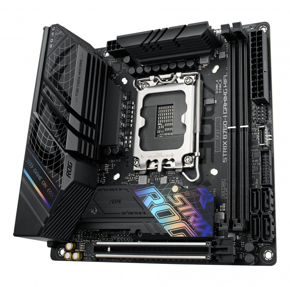 ASUS ROG STRIX B760-I GAMING WIFI LGA 1700 2xDDR5 Mini ITX 4xSATA MB 1xHDMI 2.1 1xDP 1.4 2xM.2