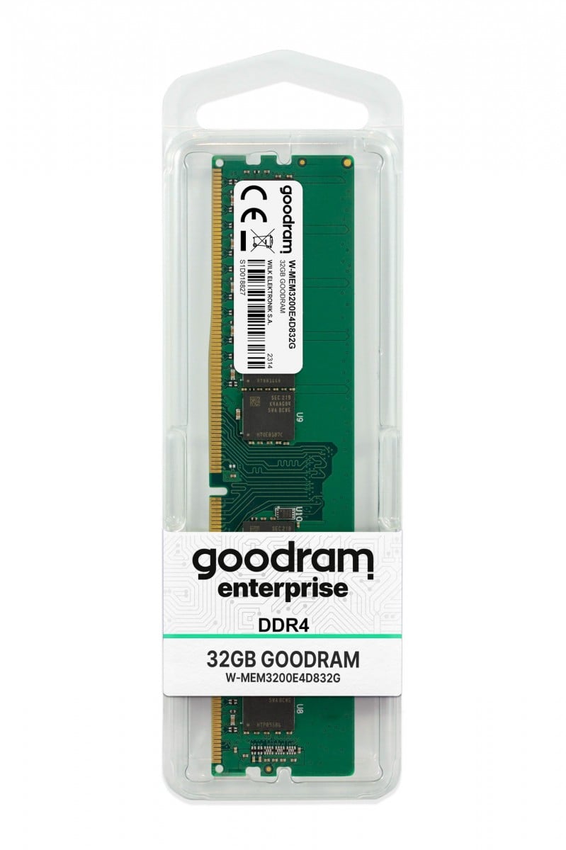 Module de Mémoire Goodram DRAM ECC UDIMM 32 Go 3200 MHz DDR4 DRx8 1.2V