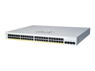 Cisco Business 220 Series Smart Switches Géré L2 Gigabit Ethernet (10/100/1000) Connexion Ethernet, supportant l'alimentation via ce port (PoE) Blanc