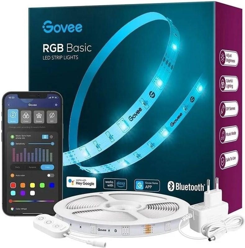 Govee H615A Bande LED 5m | Bande LED | Wi-Fi, RGB
