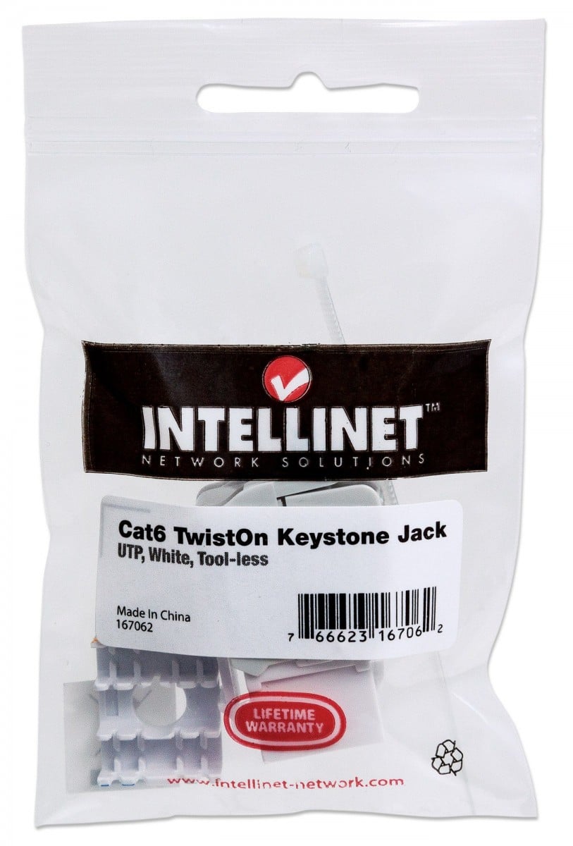 Intellinet 167062 Module keystone C6 UTP twist