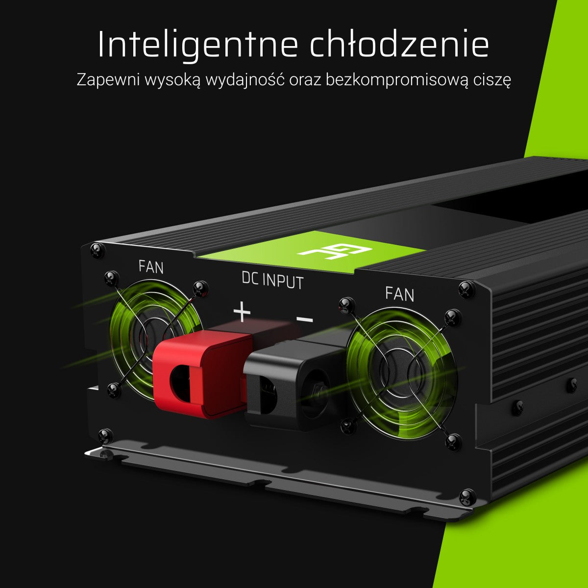 Green Cell INV12 adaptateur de puissance & onduleur Auto 3000 W Noir