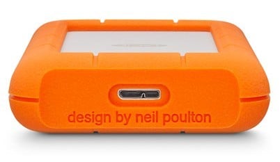 LACIE RUGGED MINI drive 4TB Shock/ rain/ pressure resistant USB3.0 2,5inch orange