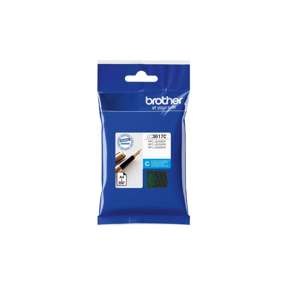 Brother LC-3617C cartouche d'encre 1 piece(s) Original Rendement standard Cyan