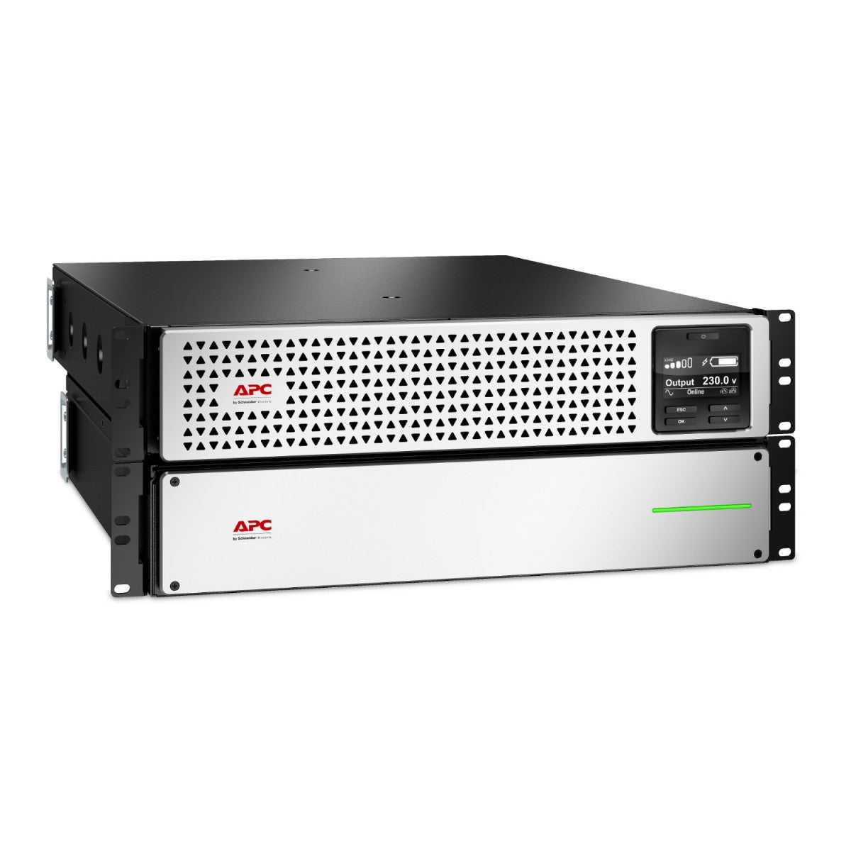APC Smart-UPS On-Line UPS Li-ion rack-mountable AC 220/230V 2700Watt 3000VA USB output connectors 8 4U 1.83m cord Black silver