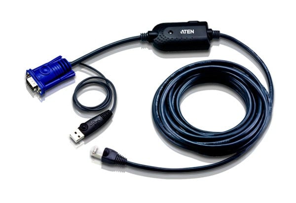 ATEN KA7970-AX câble kvm Noir, Bleu, Métallique