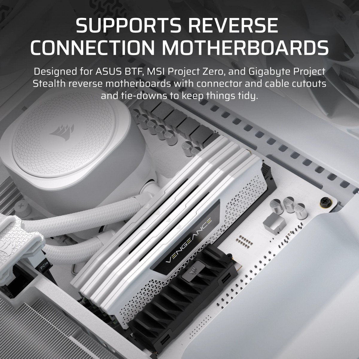 Boîtier ATX semi-tour Corsair CC-9011308-WW Blanc