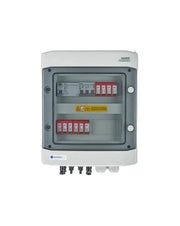 EMITER EM-588N_DCAC Tableau de distribution DCAC, IP65, SPD DC Noark 1000V type 2, 2 x chaîne PV, 2 x MPPT, SPD AC Noark type 2, 20A 3-F, RCD type A 40A/300mA
