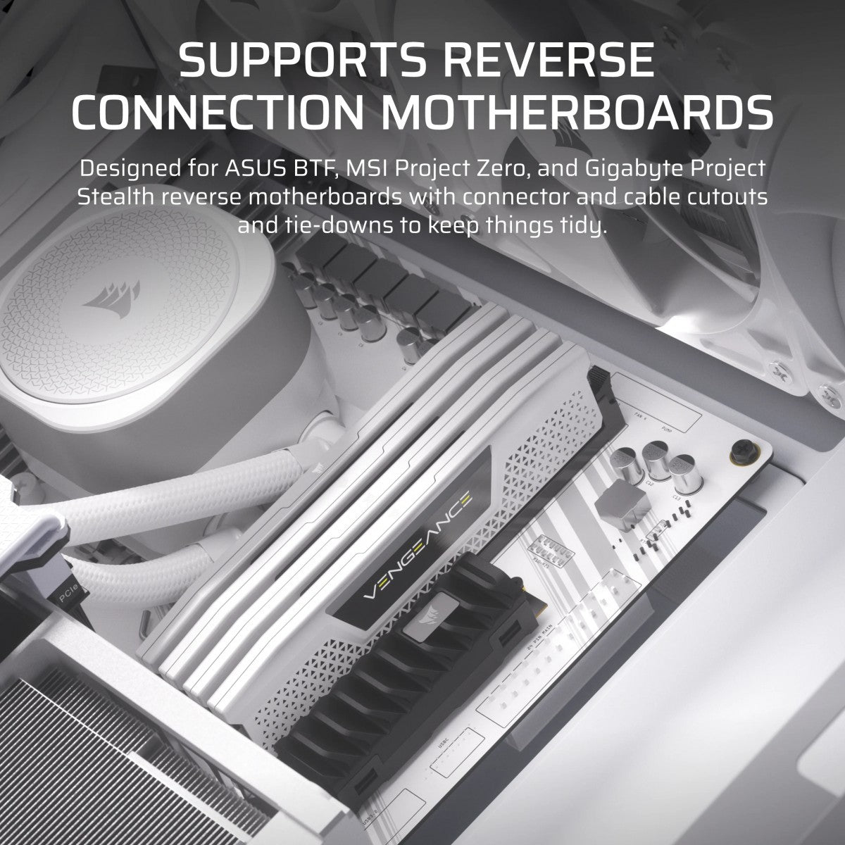 Corsair FRAME 4000D Midi Tower Blanc