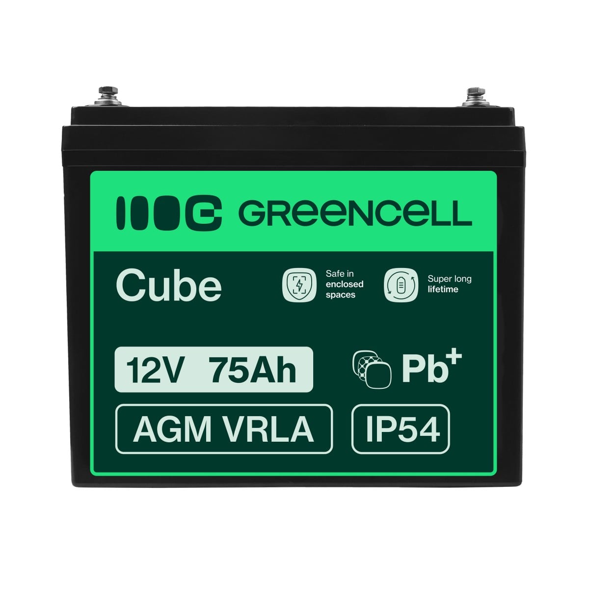 Green Cell AGM25 Batterie de l'onduleur Sealed Lead Acid (VRLA) 12 V 75 Ah