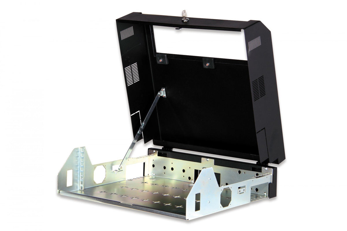 Digitus DN-19 04U-PB-B étagere 3U Rack monté sur le mur Noir