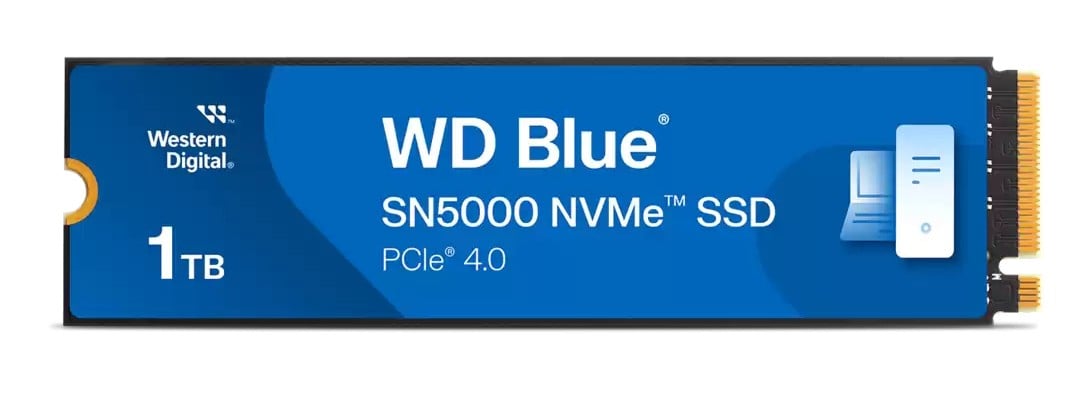 WD SSD Blue SN5000 1TB PCIe Gen4 NVMe