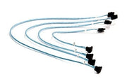 Supermicro 4 x Round câble SATA 0,43 m Noir, Bleu, Blanc