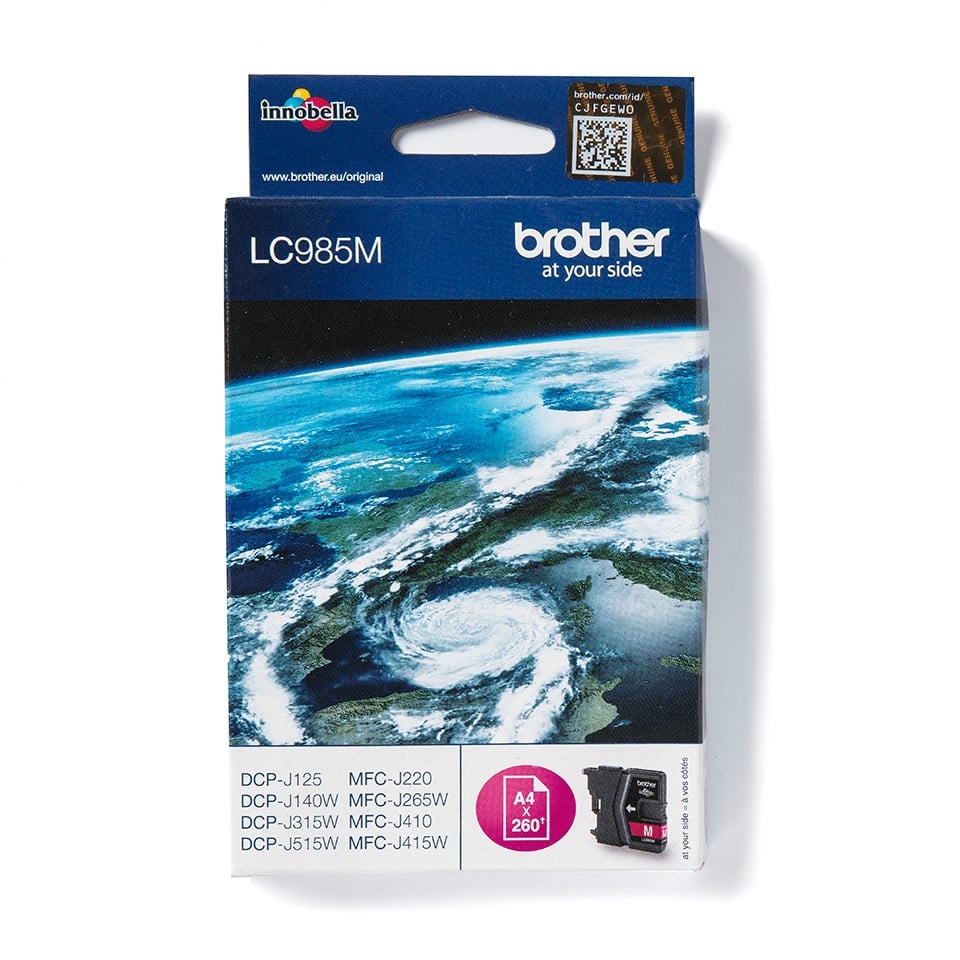BROTHER LC-985 cartouche dencre magenta capacité standard 260 pages pack de 1