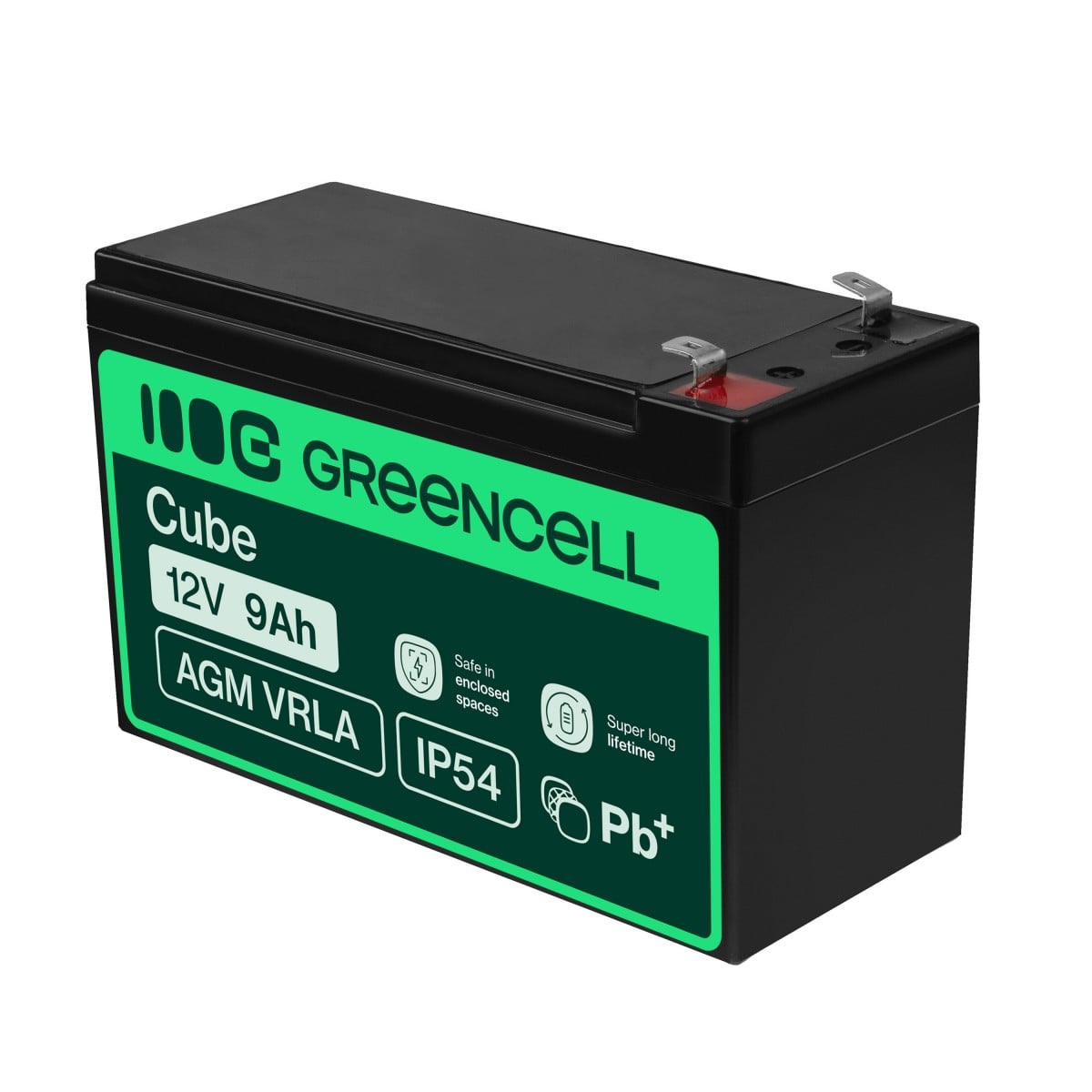 Green Cell AGM06 Batterie de l'onduleur Sealed Lead Acid (VRLA) 12 V 9 Ah