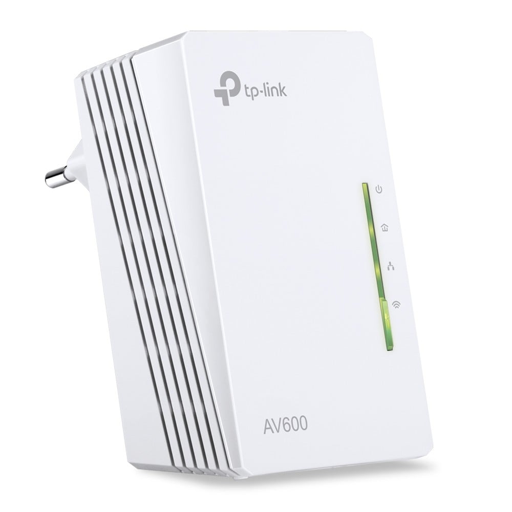 TP-LINK AV600 2-port Powerline WiFi Extender 500Mbps Powerline datarate 300Mbps wireleses N Plug and Play 2 fast ethernet port