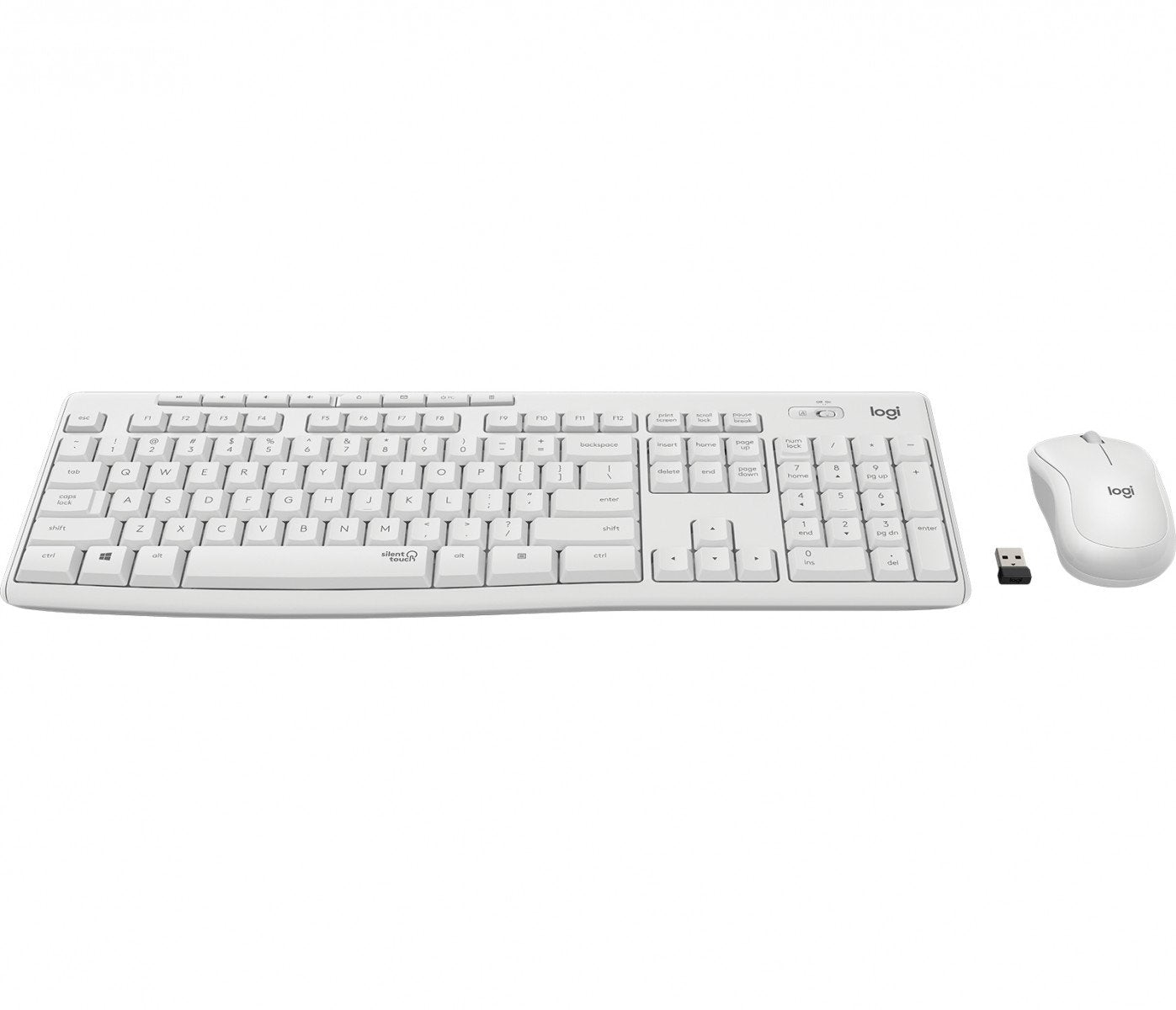 LOGITECH MK295 Silent Wireless Combo - OFF WHITE - FRA - CENTRAL
