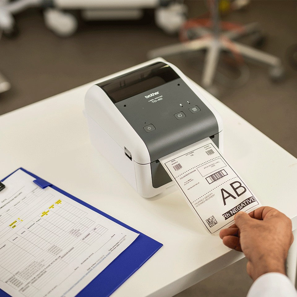 BROTHER TD-4410D Label printer direct thermal Roll 118mm 203x203dpi 203.2mm/sec USB 2.0 serial