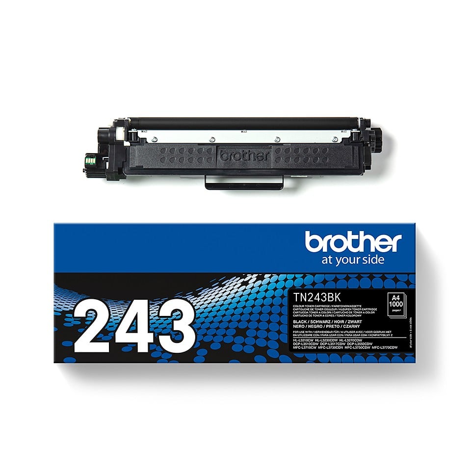 BROTHER TN243BK Toner noir standard de 1000 pages pour Hl-L32xx DCP-L35xx MFC-L37xx