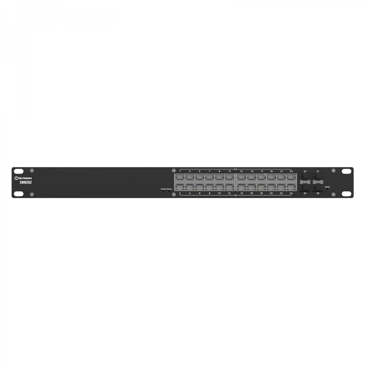 TELTONIKA NETWORKS SWM282 L2+ Managed Switch 24x ETH POE Ports 4x SFP Ports