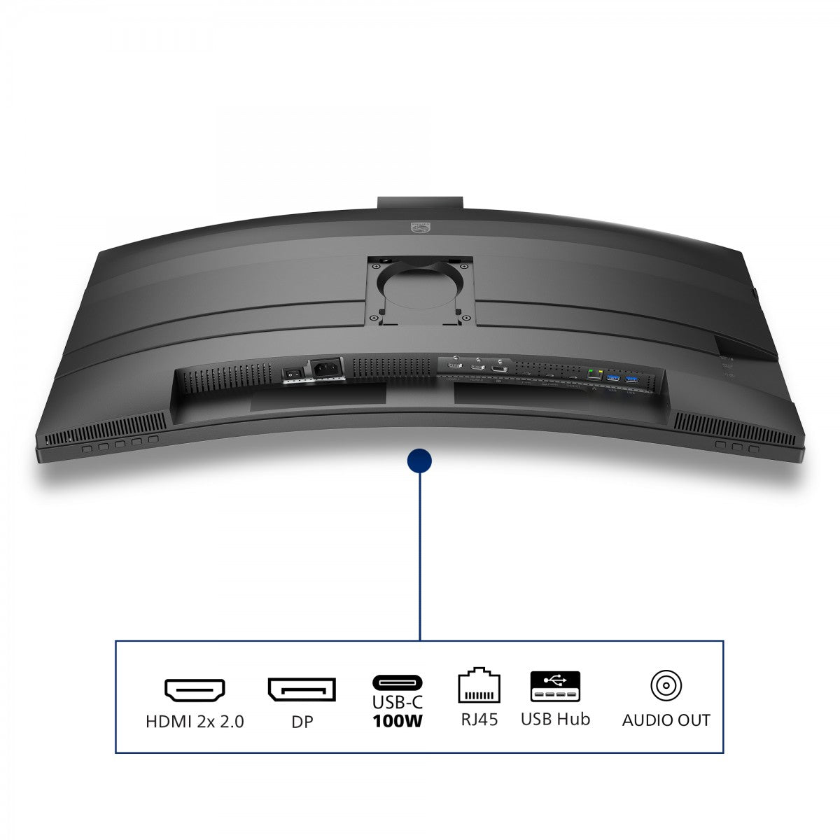 PHILIPS 34B2U6603CH 34p Curved 3440x1440 2xHDMI DP USB