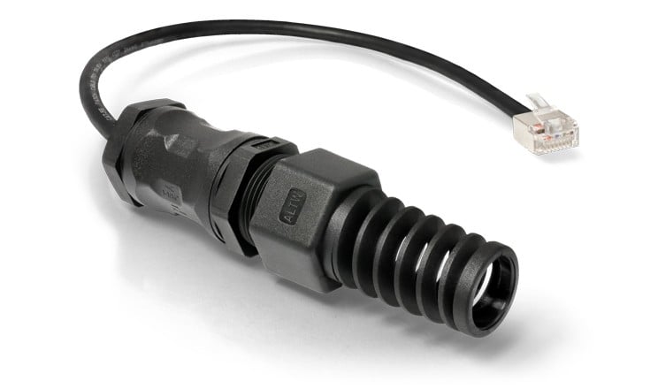 QuWireless QRJ45 câble de réseau Noir 0,16 m