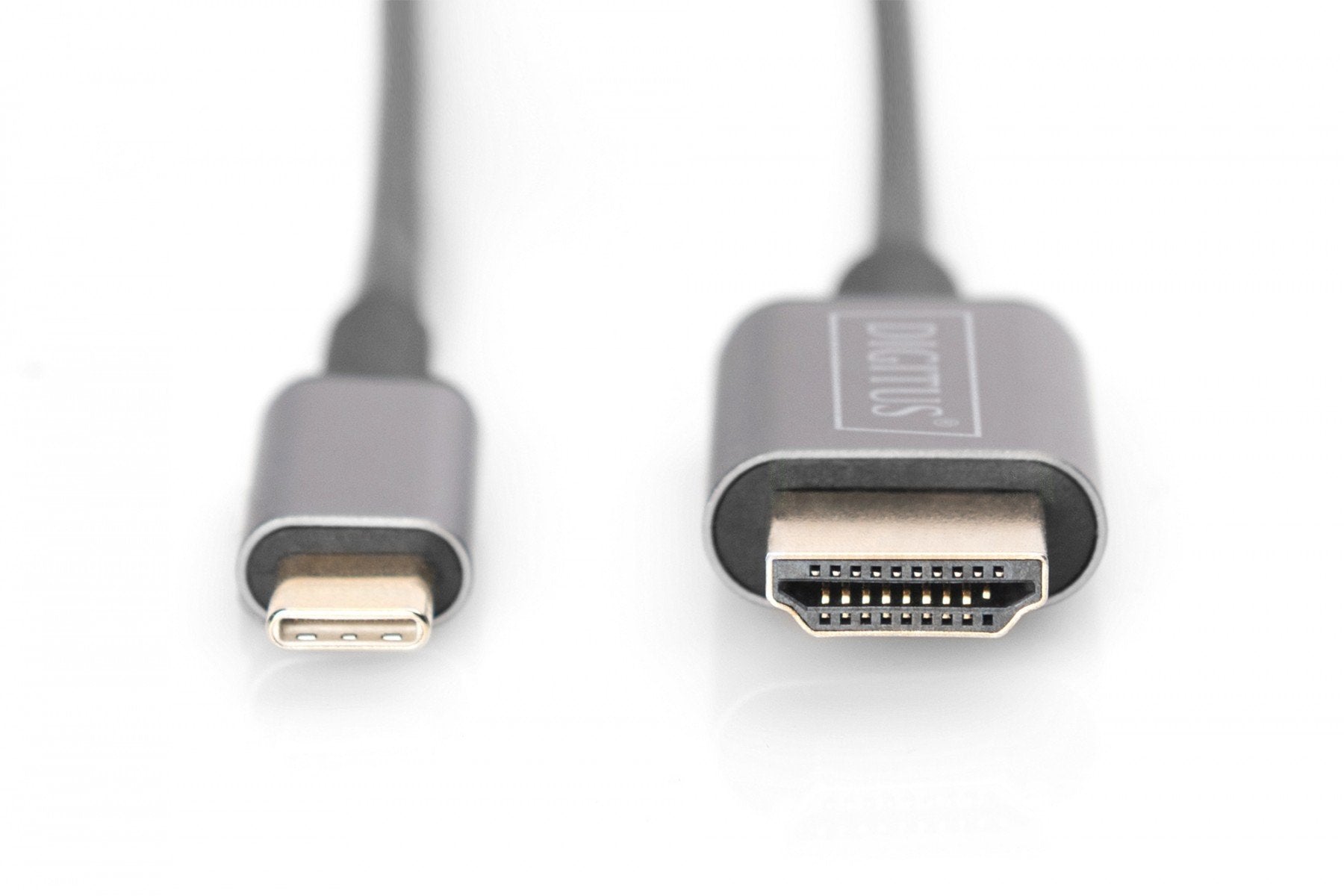 Digitus DA-70821 câble vidéo et adaptateur 1,8 m USB Type-C HDMI Type A (Standard) Gris