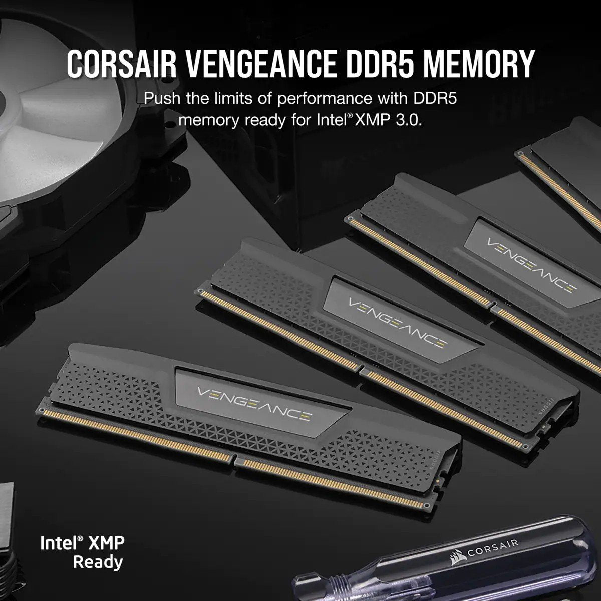 Module de mémoire Corsair Vengeance CMK32GX5M2X7200C34 32 Go 2 x 16 Go DDR5